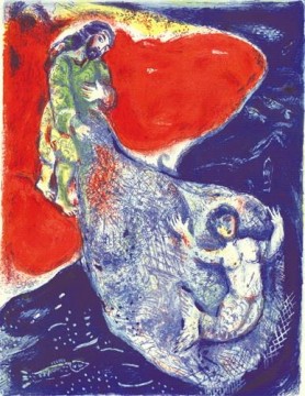 Als Abdullah das Netz an Land brachte war der Zeitgenosse Marc Chagall Ölgemälde